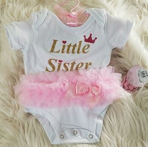 NWT Popatu Little Sister Ballet Bodysuit